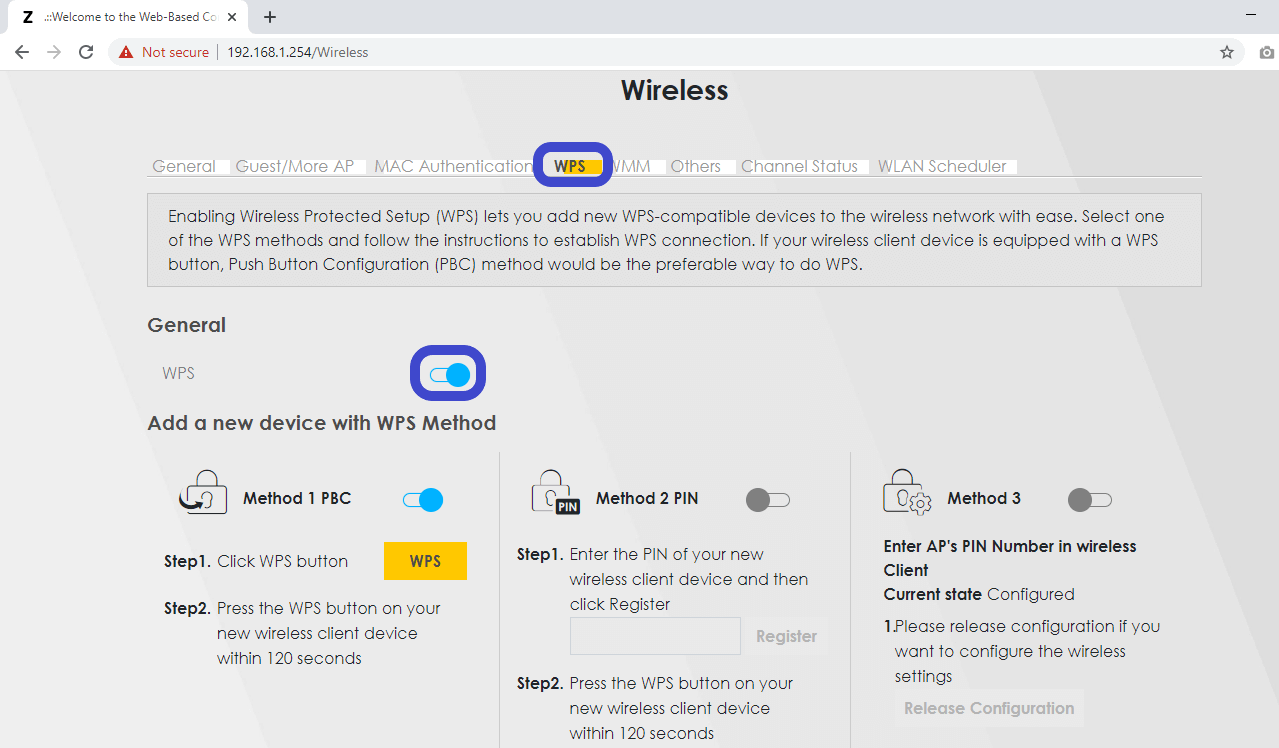 σύνδεση vdsl router zyxel vmg8623 t50b